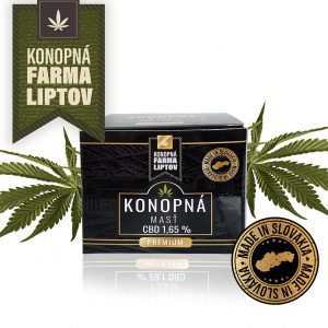 Konopná masť CBD 1.65 % čistá