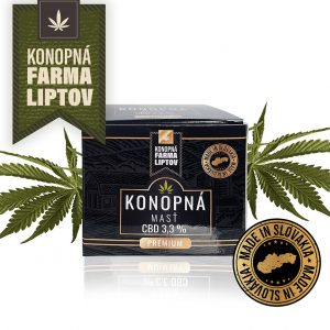 Konopná masť CBD 3.3 % čistá